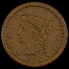 1856 Braided Hair Large Cent NEARLY UNCIRCULATED NEARLY UNCIRCULATED