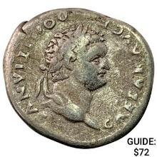 Roman Domitian 81-96 AD Silver Denarius NEARLY UNCIRCULATED