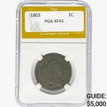 1803 Draped Bust Large Cent PGA XF45