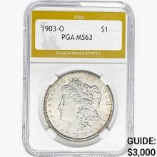 1903-O Morgan Silver Dollar PGA MS63