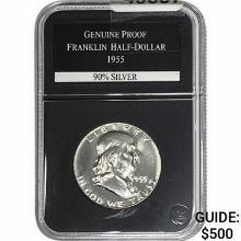 1955 Franklin Half Dollar Proof Genuine Proof