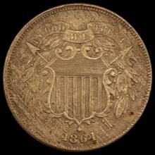 1864 Two-Cent Piece CLOSELY UNCIRCULATED CLOSELY UNCIRCULATED