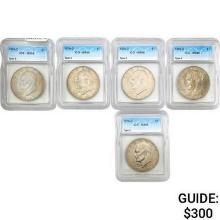 [5] 1976-D Eisenhower Dollar Ty2 ICG MS66