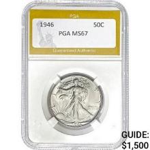 1946 Walking Liberty Half Dollar MS67