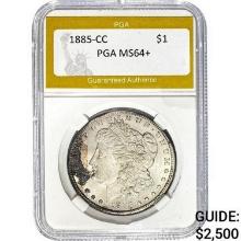 1885-CC Morgan Silver Dollar MS64+
