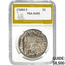 1892-S Morgan Dollar AU55