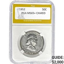1952 Franklin Half Dollar Cameo MS65+