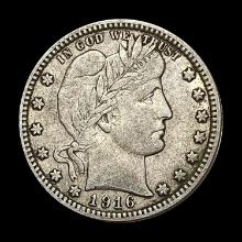 1916-D Silver Barber Quarter CLOSELY UNCIRCULATED