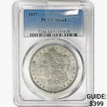 1897 Morgan Silver Dollar PCGS MS64