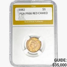 1882 Indian Head Cent PGA PR66 RED CAMEO