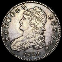 1829 Capped Bust Half Dollar CLOSELY UNCIRCULATED