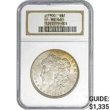 1900 Morgan Silver Dollar NGC MS66
