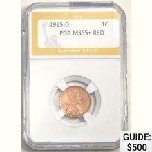 1915-D 1C PGA MS65+ RED