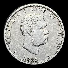1883 Hawaii Silver 1/4 Dollar (Hapaha) CLOSELY UNCIRCULATED