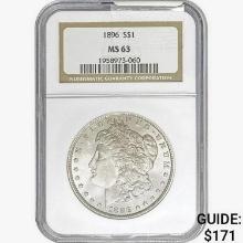 1896 Morgan Silver Dollar NGC MS63
