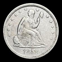 1858 Seated Liberty Quarter CLOSELY UNCIRCULATED