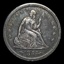 1855 Seated Liberty Quarter CLOSELY UNCIRCULATED