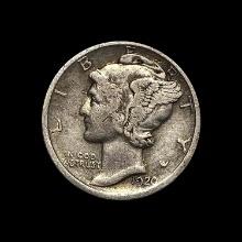 1926-S Silver Mercury Dime LIGHTLY CIRCULATED