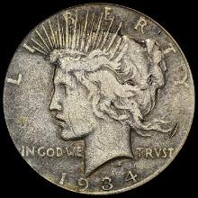 1934-D Silver Peace Dollar LIGHTLY CIRC