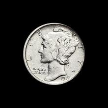 1916 Mercury Dime CLOSELY UNCIRCULATED