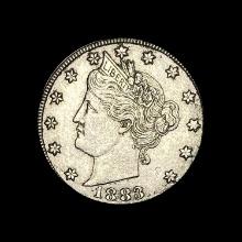 1883 No Cents Liberty Head Nickel CLOSE UNC