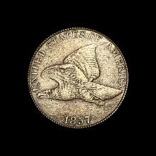1857 Flying Eagle Cent CLOSELY UNCIRCULATED