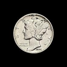1944 Mercury Dime LIGHTLY CIRCULATED
