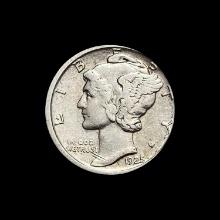 1924 Mercury Dime CLOSELY UNCIRCULATED