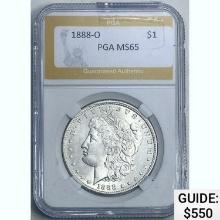 1888-O Morgan Dollar PGA MS65