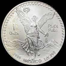 1995 Silver 1 Onza Libertad Mexico GEM BU