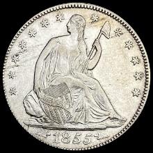 1855 Seated Liberty Half Dollar UNCIRCULATED