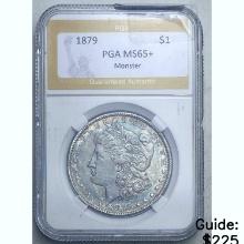 1879 Morgan Dollar PGA MS65+