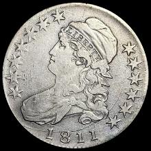 1811 Capped Bust Half Dollar LIGHTLY CIRCULATED