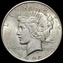 1922 Silver Peace Dollar GEM BU
