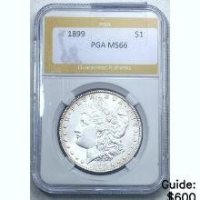 1899 Morgan Dollar PGA MS66