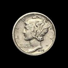1942 Mercury Dime CLOSELY UNCIRCULATED