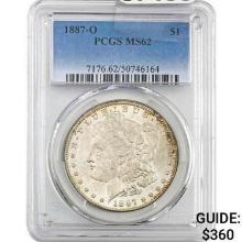 1887-O Morgan Silver Dollar PCGS MS62