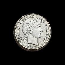 1912 Barber Dime CHOICE BU