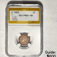 1900 1C Indian Head Cent PGA PR65+ RB