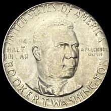 1946-S Silver Half Dollar Booker T. Washington GEM BU