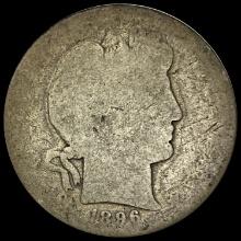 1896 Silver Barber Quarter NICELY CIRCULATED