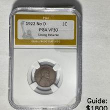1922 No D 1C PGA VF30