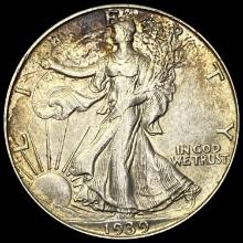 1939-S Silver Walking Liberty Half Dollar CHOICE AU