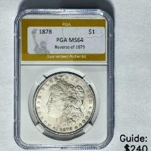 1878 Morgan Dollar PGA MS64