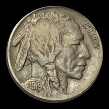 1919 Buffalo Nickel LIGHTLY CIRCULATED
