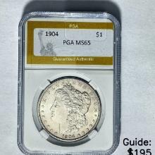 1904 Morgan Dollar PGA MS65