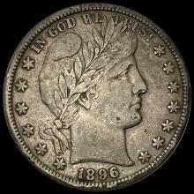 1896 Barber Half Dollar LIGHTLY CIRCULATED