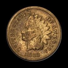 1868 Indian Head Cent NICELY CIRCULATED