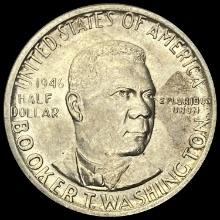 1946 Silver Half Dollar Booker T. Washington GEM BU