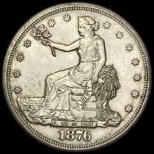 1876-S Silver Trade Dollar CLOSELY UNCIRCULATED